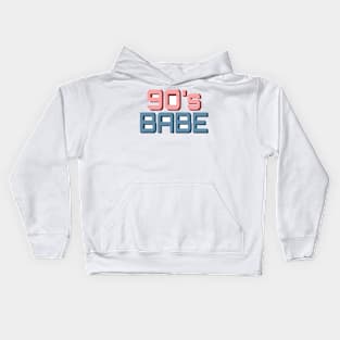 90's babe Kids Hoodie